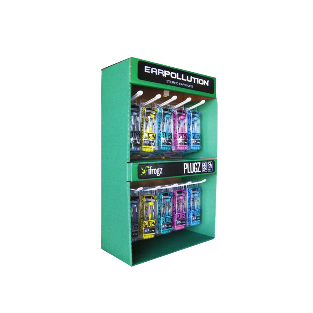 Cardboard Counter Display for Earphones