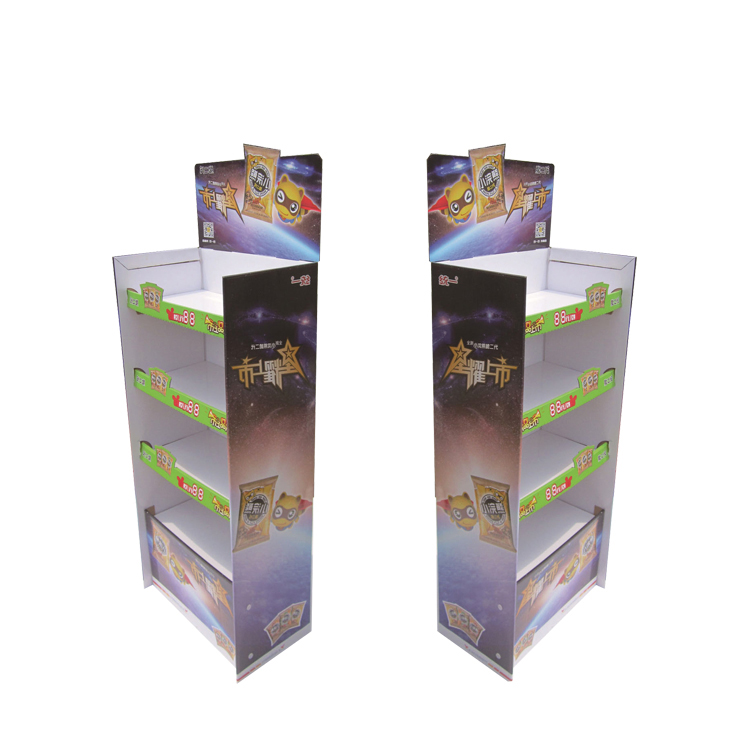 Cardboard Floor Display for Dog Foods