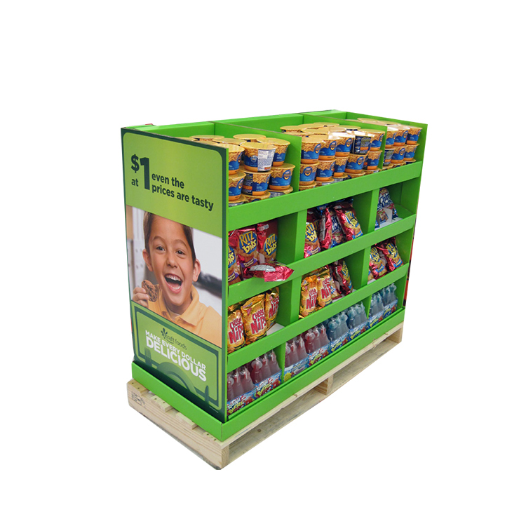 Chips Cardboard Pallet Display