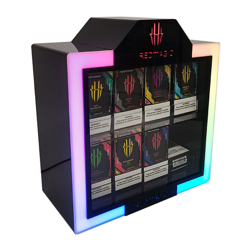 Vapes Acrylic Counter Display Cabinet
