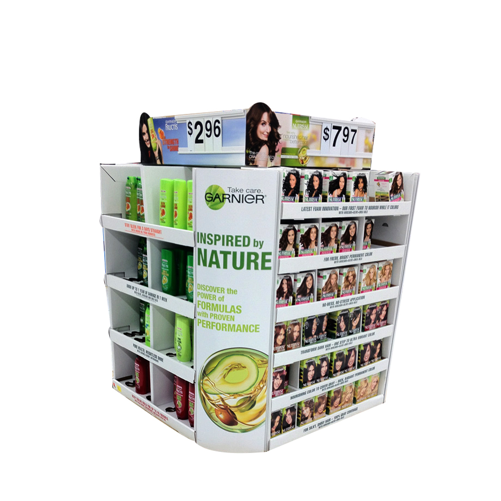Bath Products Cardboard Pallet Display