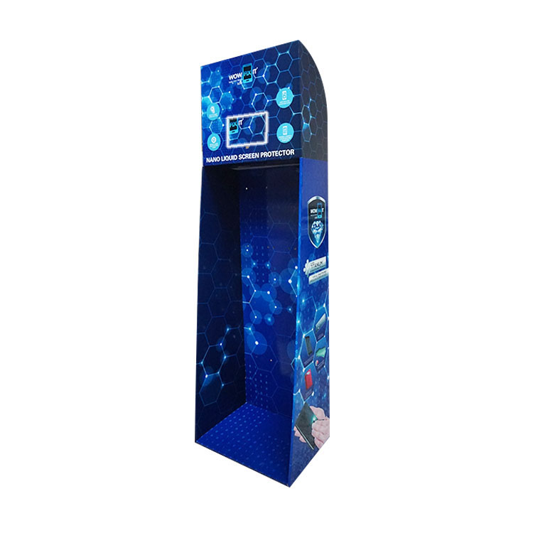 Cardboard Floor Display for Screen Prote
