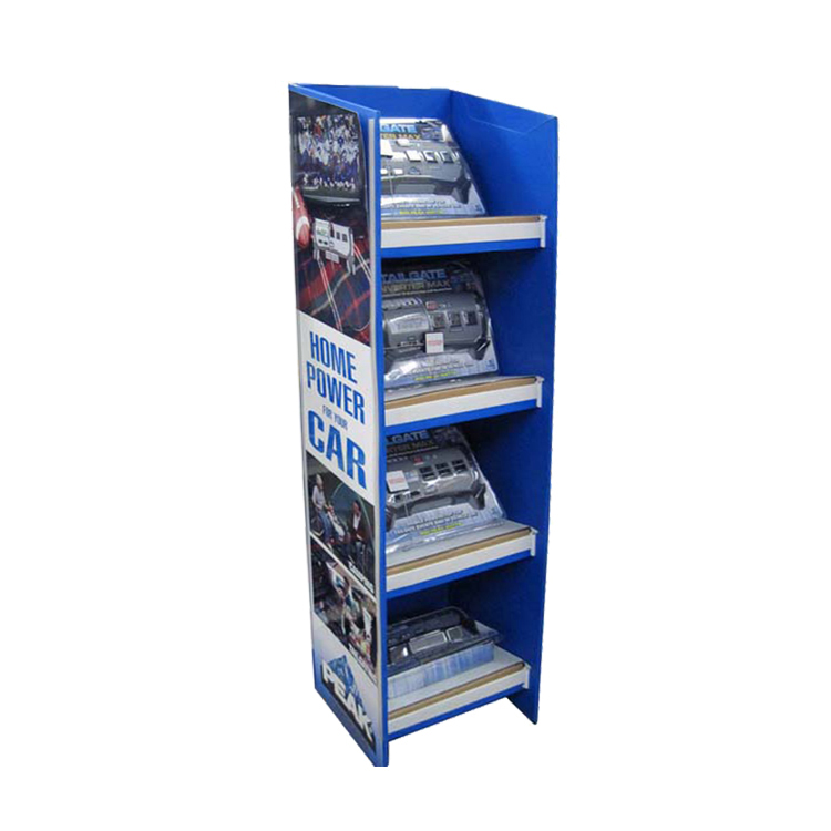 Cardboard Floor Display for Car Accessor