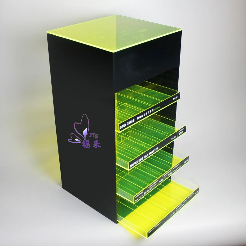 Vapes Acrylic Counter Display Cabinet
