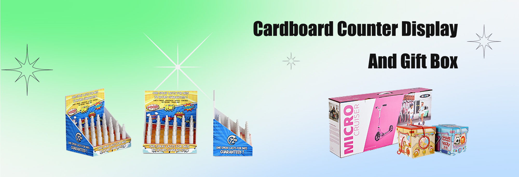 Cardboard Counter Display Box