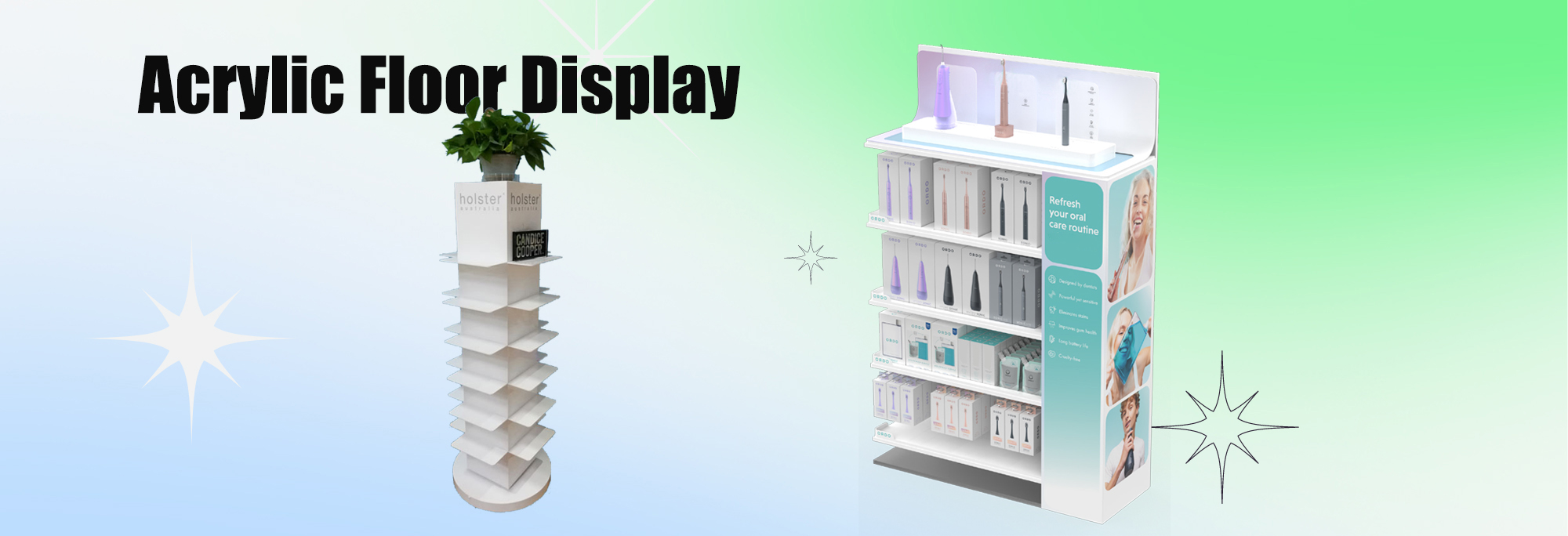 Acrylic Floor Display