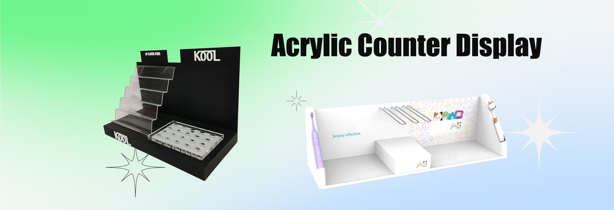 Acrylic Counter Display