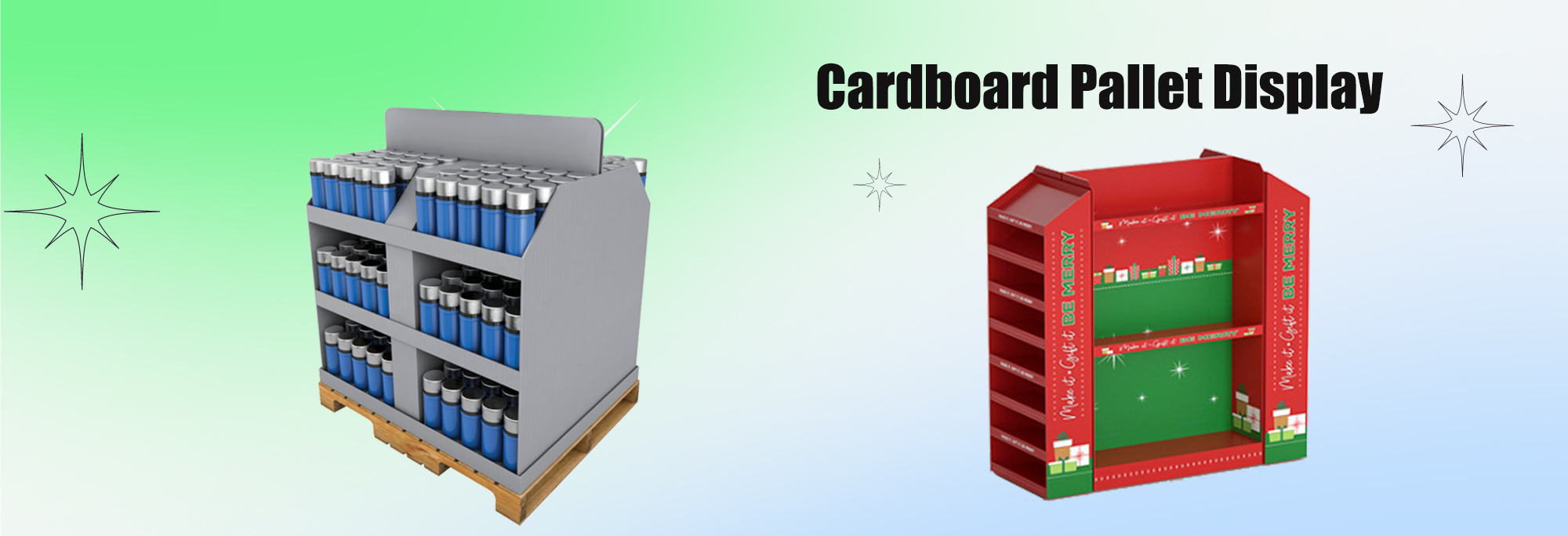 Cardboard Pallet Display